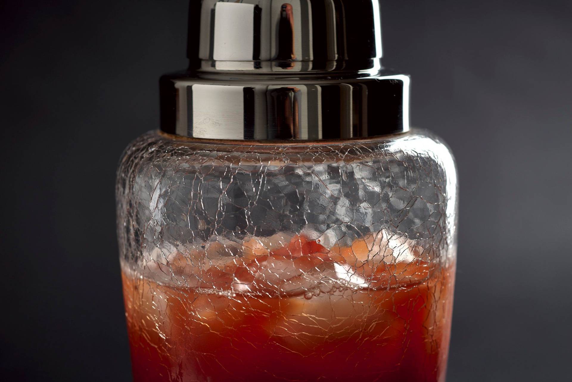 smoky-bell-pepper-whiskey-sour-cocktail smoky bell pepper whiskey sour cocktail on black background
