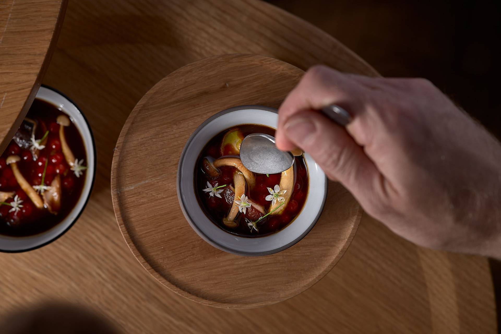 chawanmushi ikura and chives by mochi chef eduard dimant