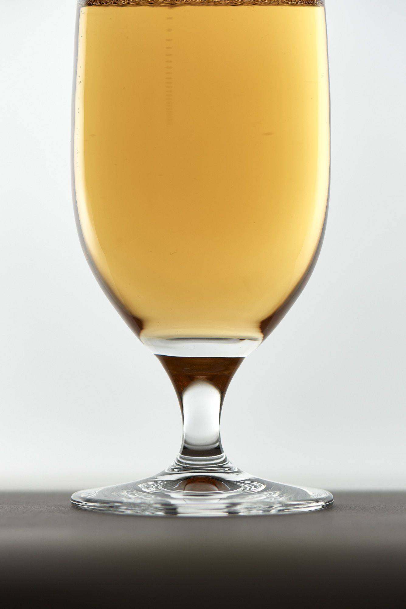 riedel veritas beer tulip on white background