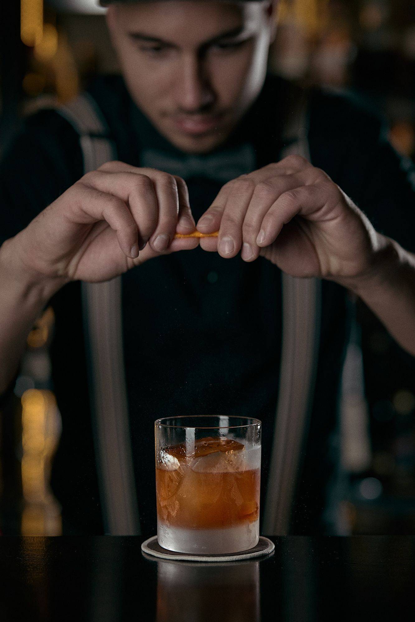 bartender and drinks photography