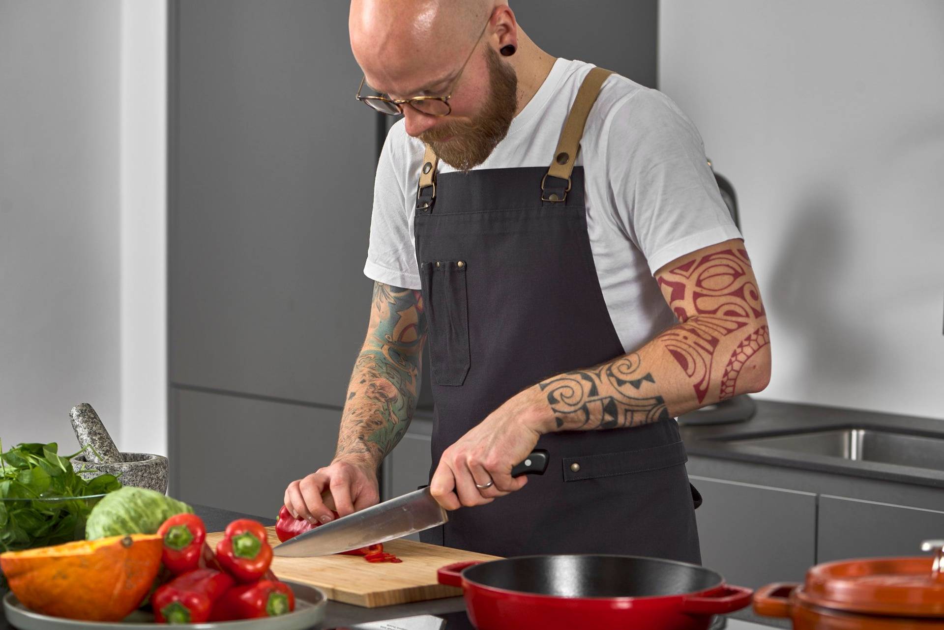 profikoch ben donath beim showkochen