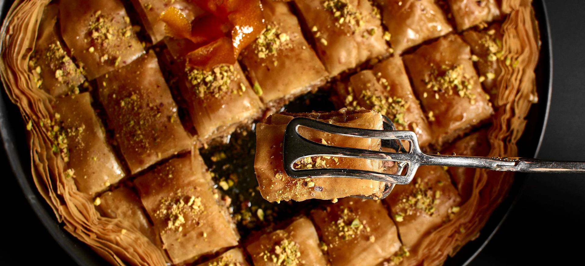 Baklava with Hazelnuts & Walnuts