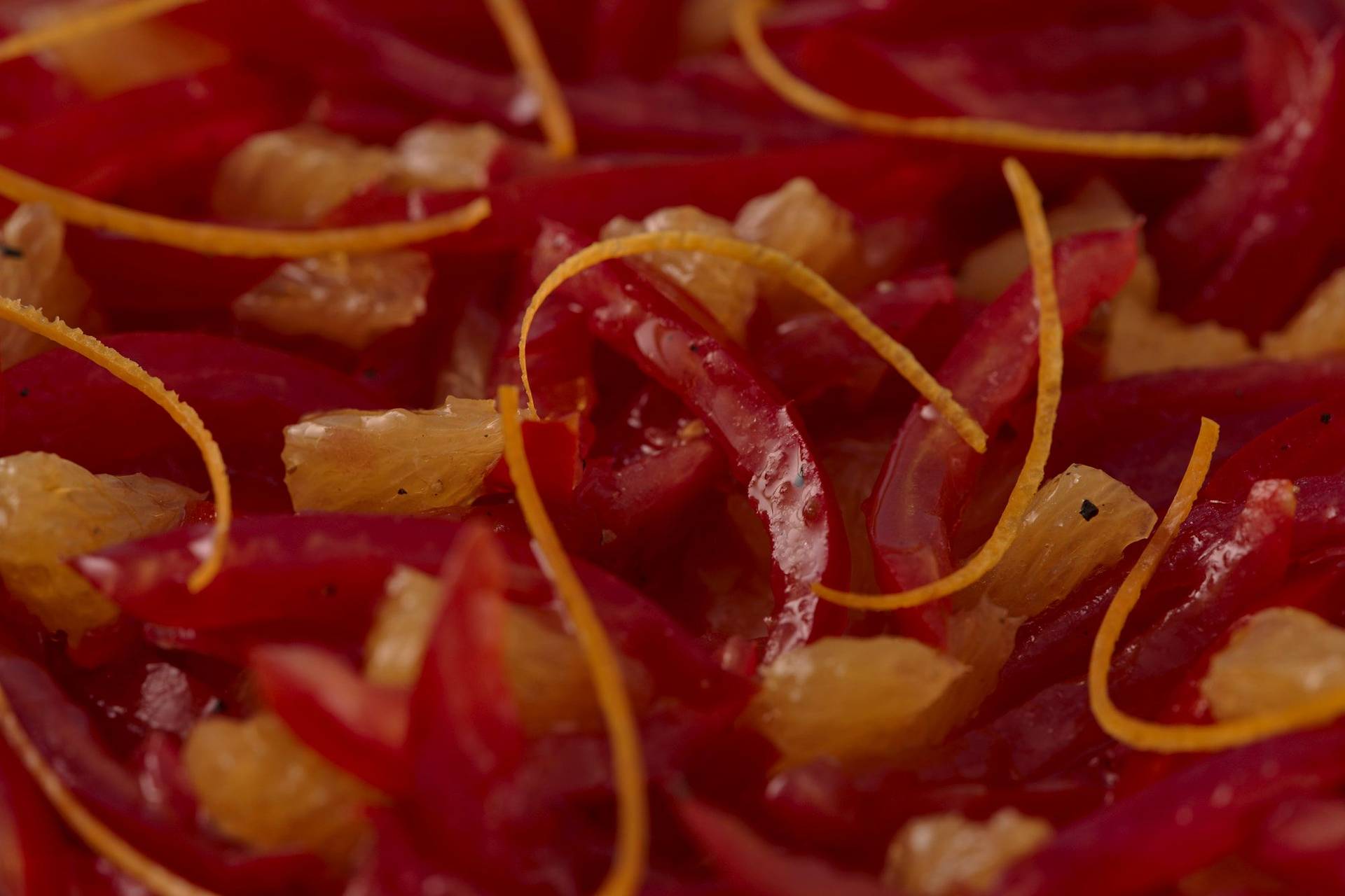 tomato and orange salad