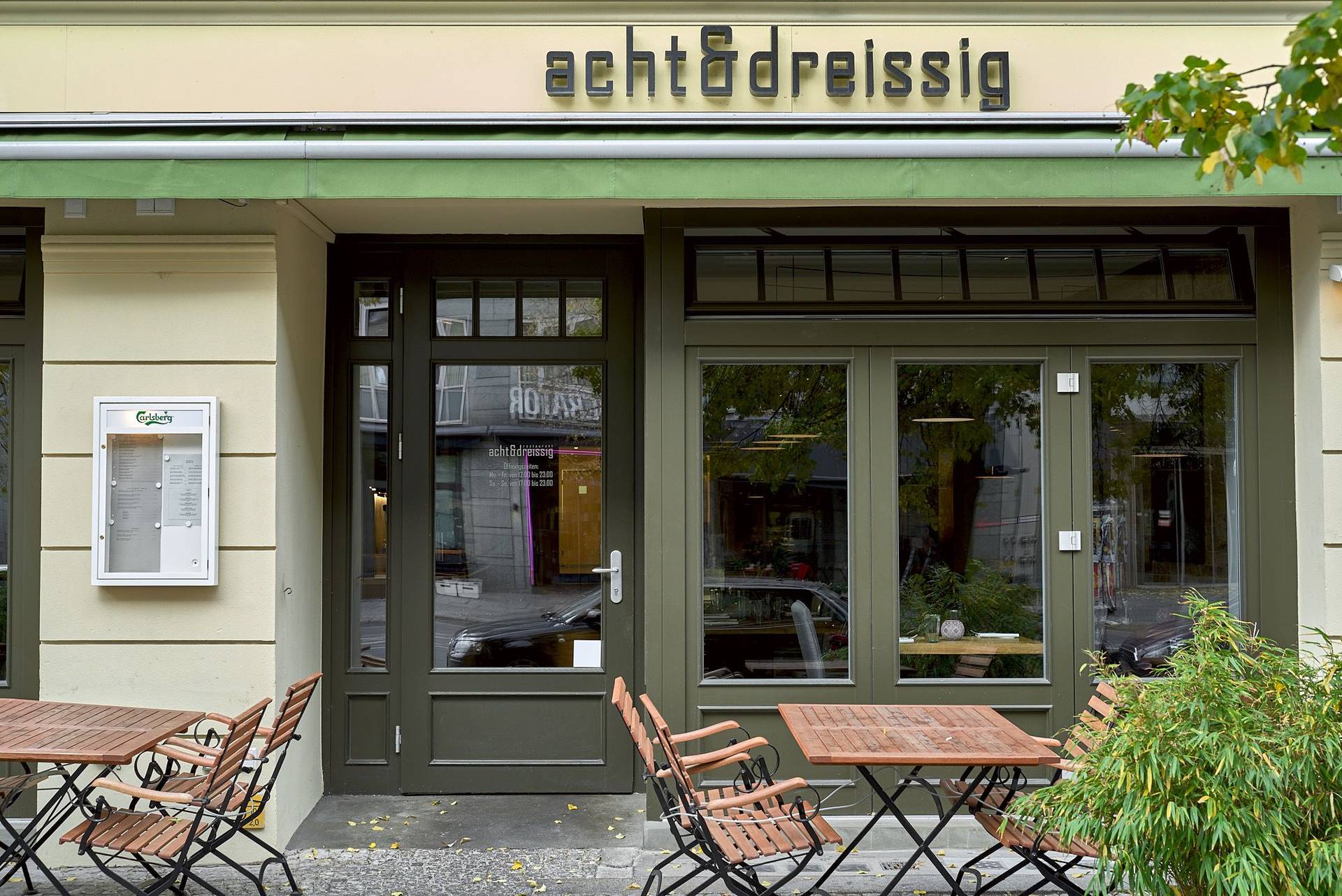 restaurant achtunddreissig berlin exterior