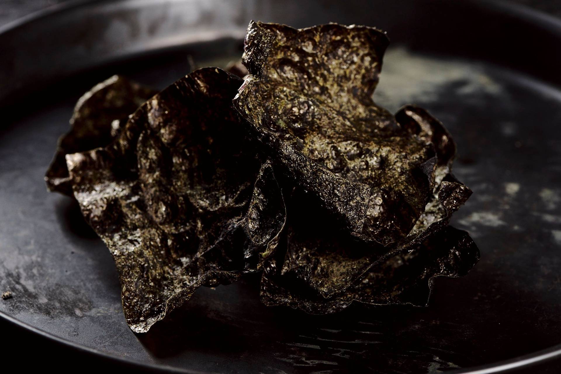 nori cracker in a baking pan