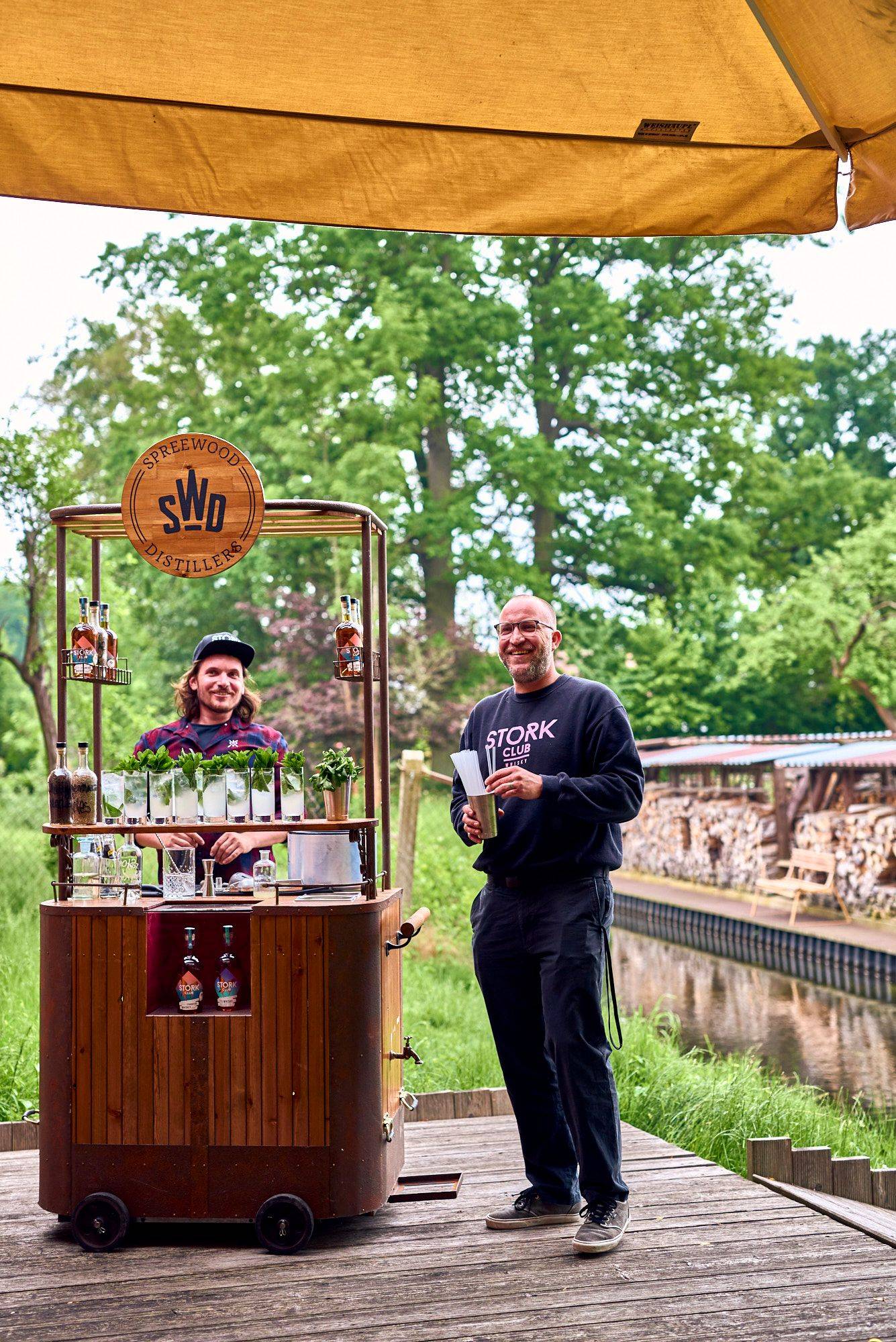 hospitality at the spreewood distillers of stork club in schlepzig in schlepzig