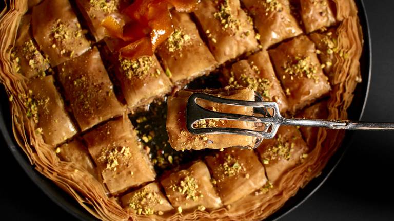 Baklava with Hazelnuts & Walnuts