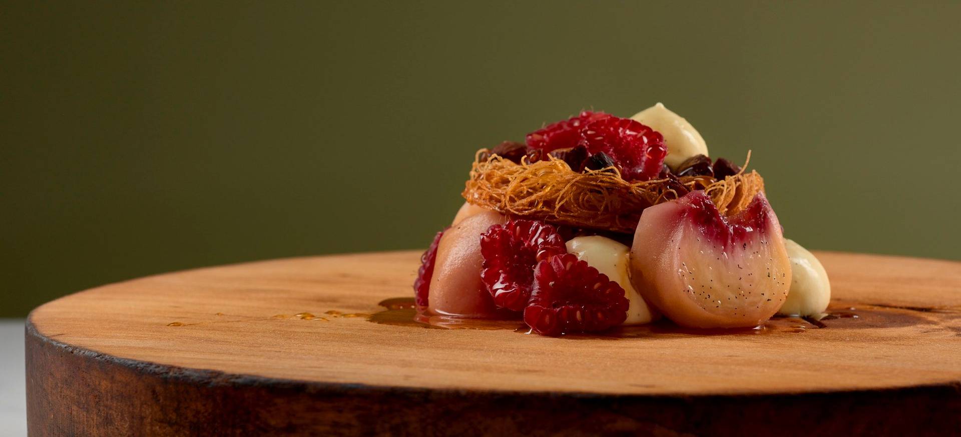 Peach Melba Dessert