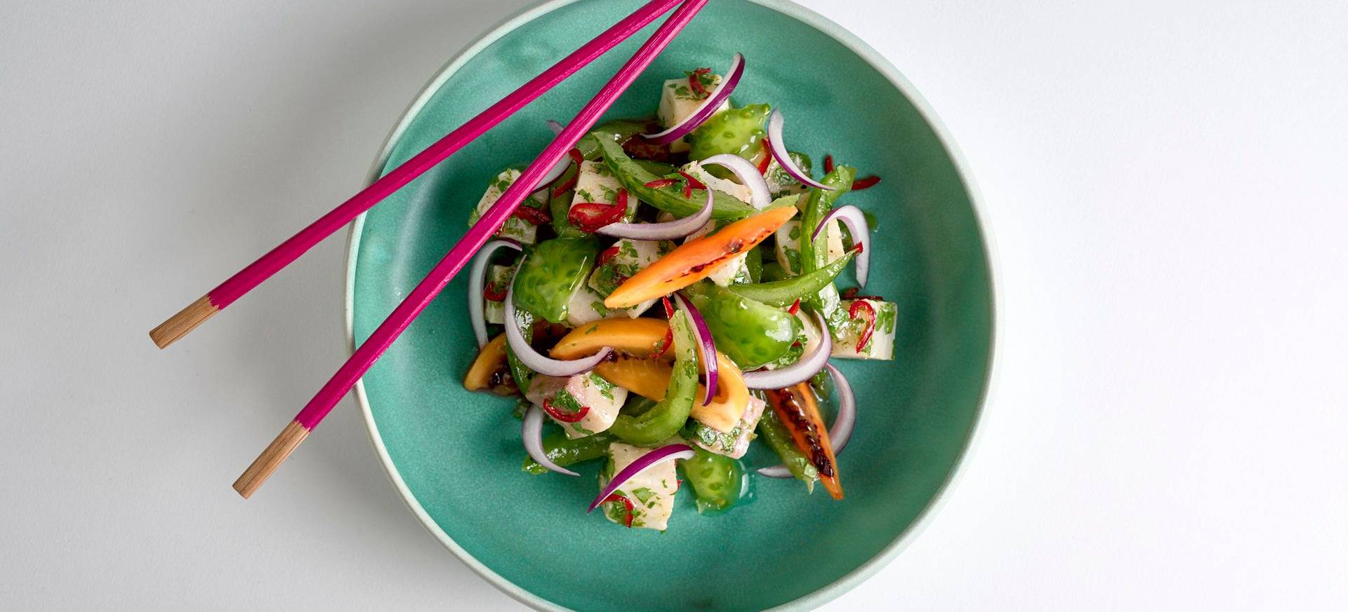 Ceviche mit Königsmakrele & Tomaten