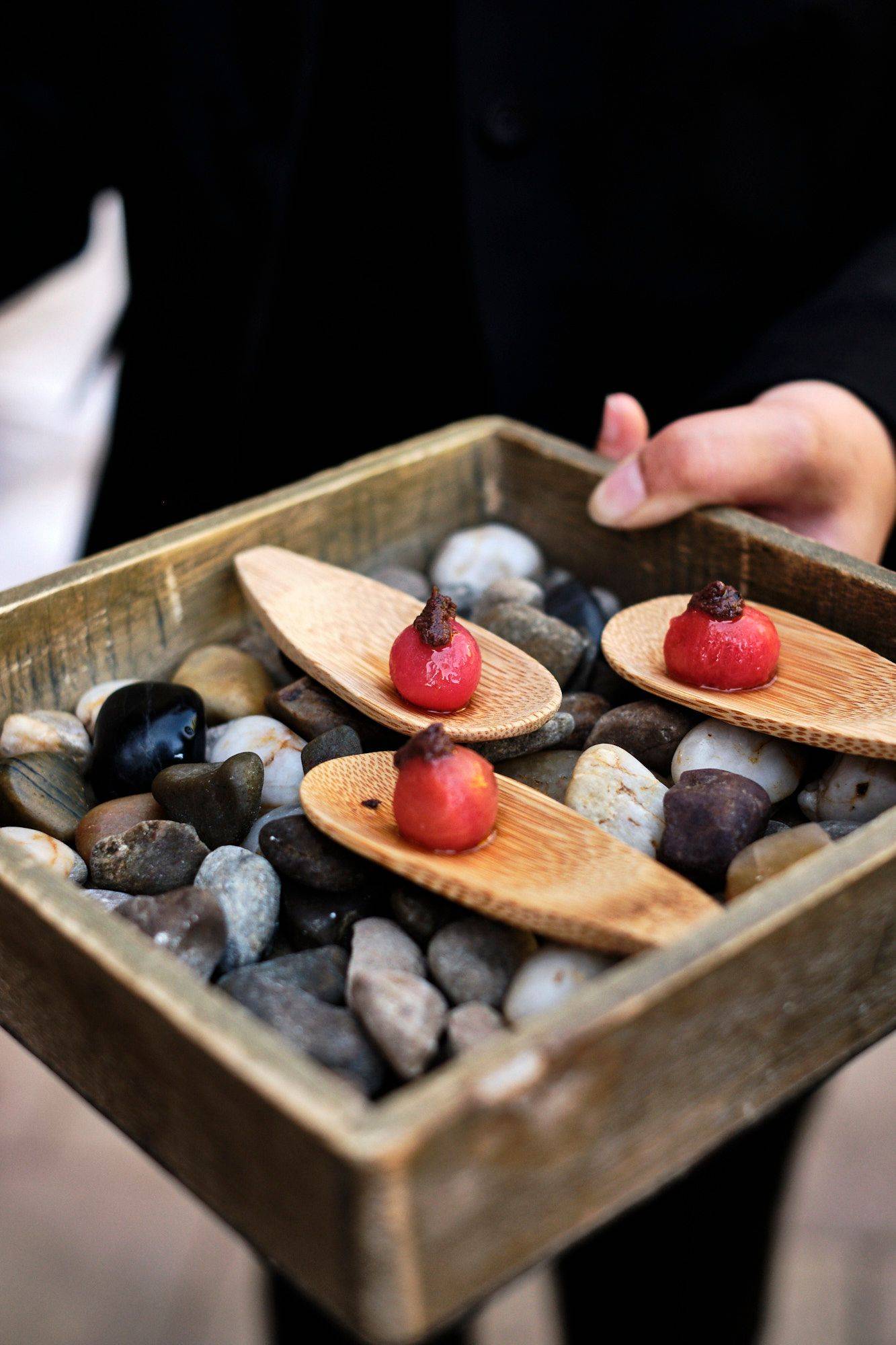 appetizers of restaurant moncalvillo in rioja alta